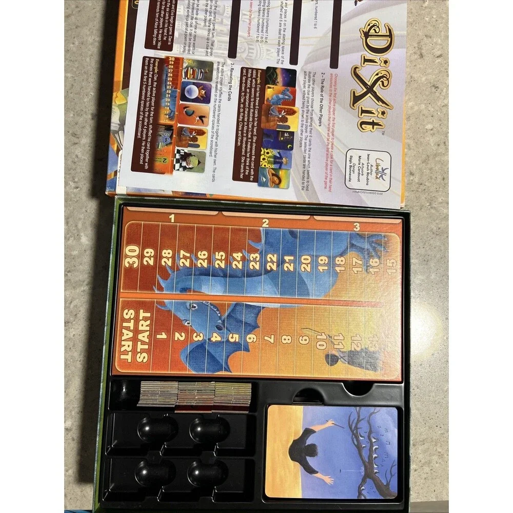Libellud Dixit Family Board Game Art Theme Card Game Complete Set 84 Cards